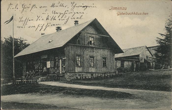 Ilmenau Thueringen Gabelbachhäuschen