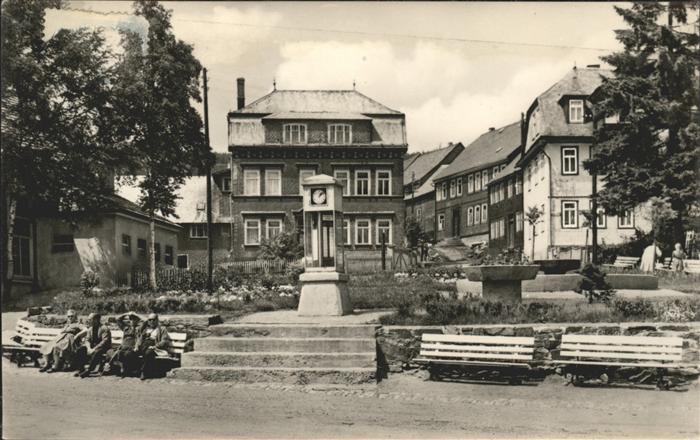 Altenfeld Thueringen Parkanlage am Markt