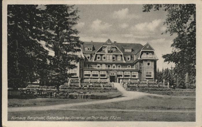 Ilmenau Thueringen Berghotel Gabelbach