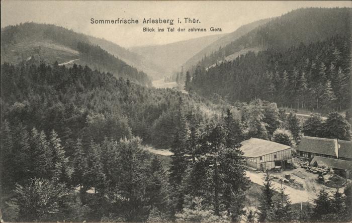 Arlesberg Geraberg Blick ins Tal der zahmen Gera