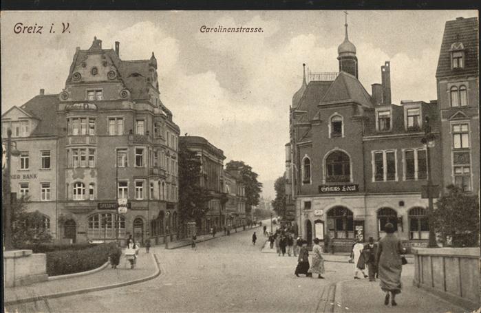 Greiz Thueringen Carolinenstrasse