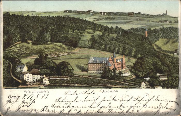 Greiz Thueringen Hotel Hirschstein Arnoldstift