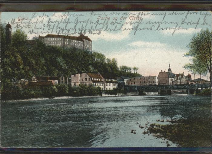 Greiz Thueringen Partie an der Elster