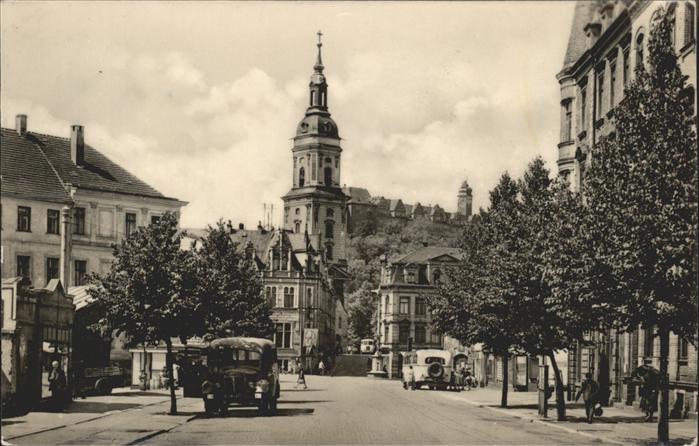 Greiz Thueringen August Bebel Strasse Kirche