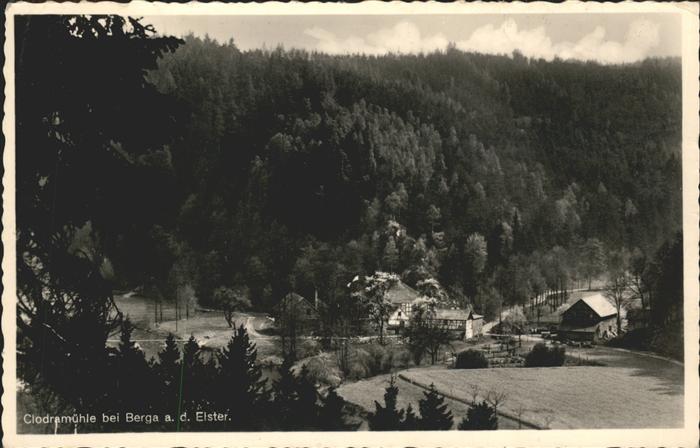 Berga Elster Clodramühle Ausflugsort
