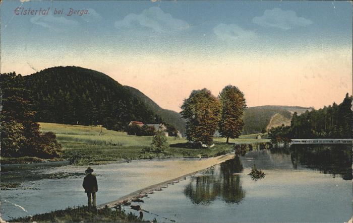 Berga Elster Uferpartie Elstertal