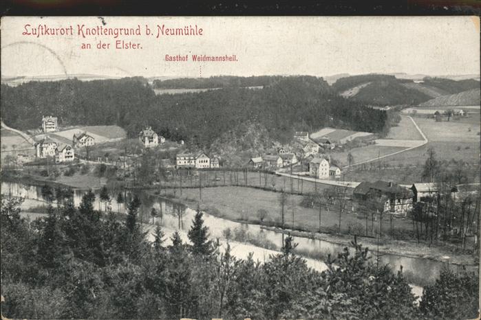 Knottengrund Panorama Luftkurort Gasthof Weidmannshe
