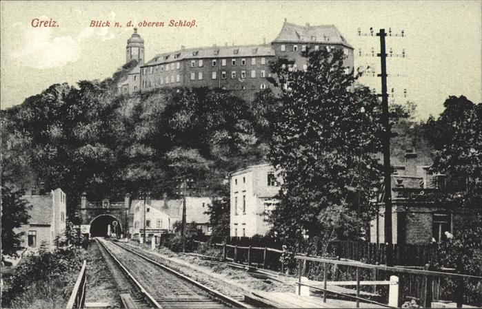 Greiz Thueringen Eisenbahn Tunnel Oberes Schloss