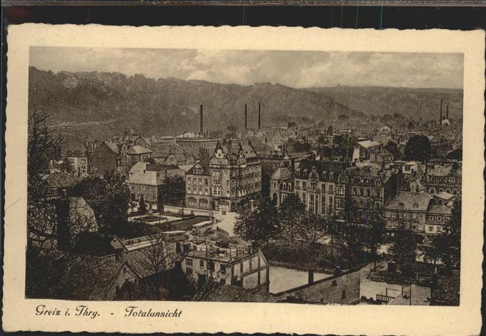 Greiz Thueringen Totalansicht