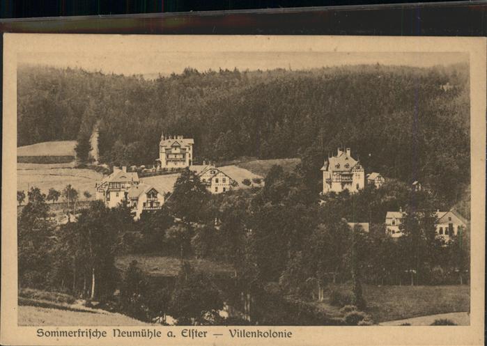 Neumuehle Elster Villenkolonie Luftkurort Sommerfrische