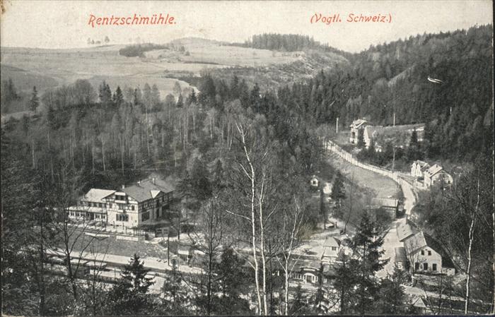 Rentzschmuehle Vogtland Thueringen Eisenbahn Station Vogtländische Schweiz