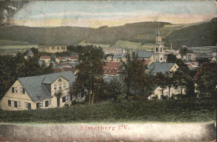 Elsterberg Vogtland Ortsansicht