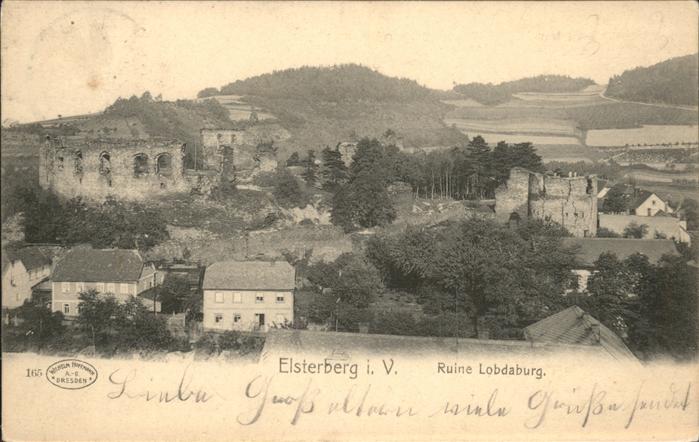 Elsterberg Vogtland Ruine Lobdaburg