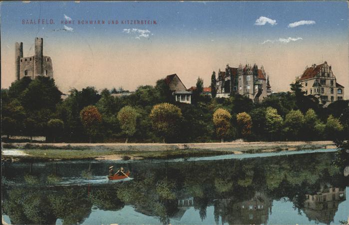 Saalfeld Saale Hoher Schwarm und Kitzerstein