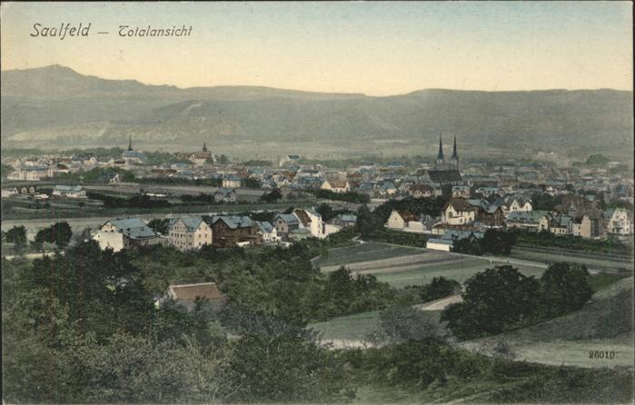 Saalfeld Saale Totalansicht