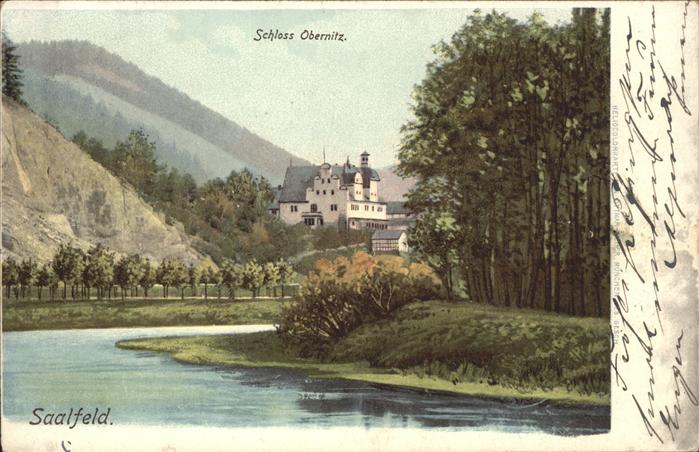 Saalfeld Saale Schloss Obernitz