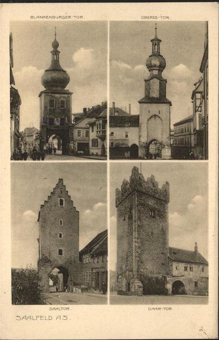 Saalfeld Saale Blankenburger Tor Oberes Tor Saaltor Da