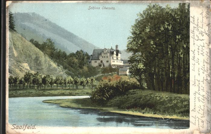 Saalfeld Saale Schloss Obernitz