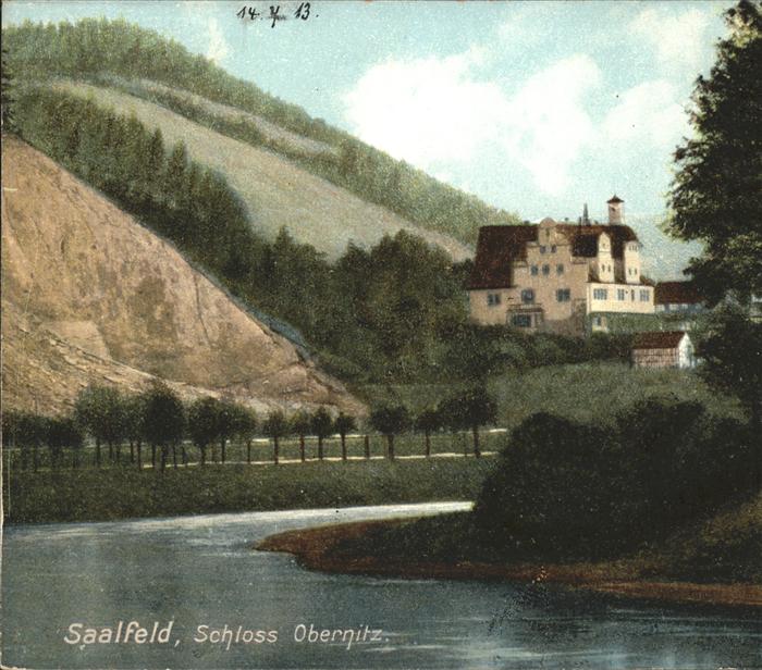 Saalfeld Saale Schloss Obernitz