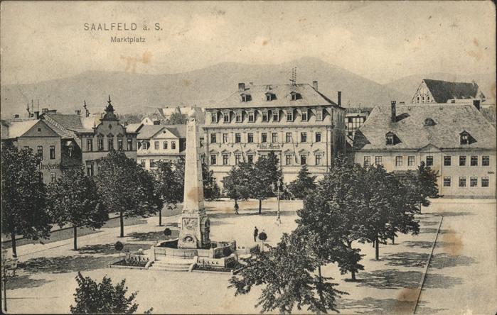 Saalfeld Saale Marktplatz