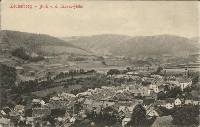 Leutenberg Thueringen Blick v.d.Sizzos-Höhe