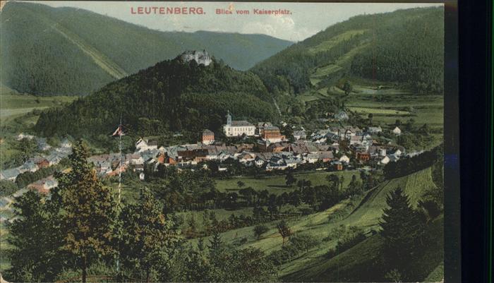 Leutenberg Thueringen vom Kaiserplatz