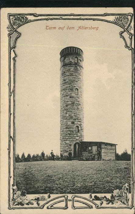 Suhl Thueringer Wald Turm auf dem Adlersberg