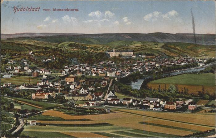 Rudolstadt vom Bismarckturm Feldpost