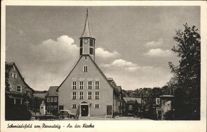 Schmiedefeld Rennsteig Kirche