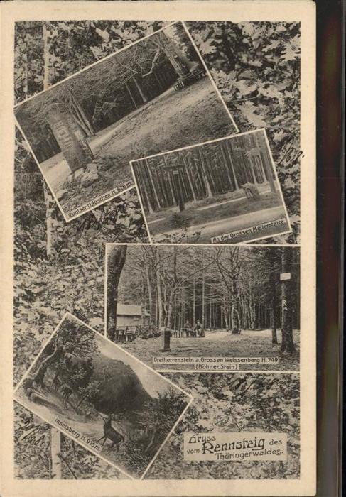 Rennsteig Ruhlaer Häuschen Dreiherrenstein Insels