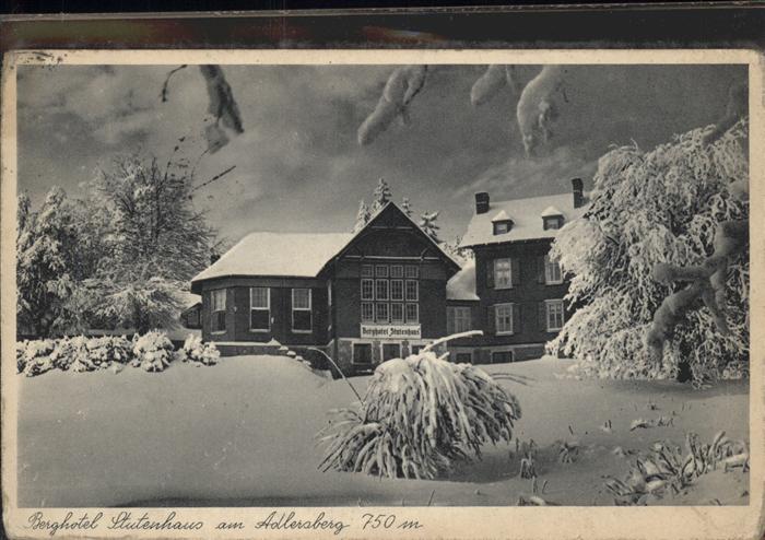 Adlersberg-Stutenhaus Berghotel Stutenhaus