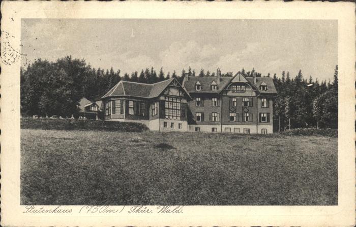 Schmiedefeld Rennsteig Stutenhaus