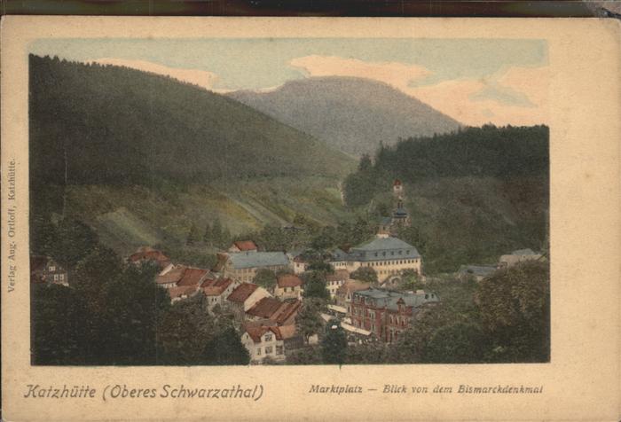 Katzhuette Thueringen Marktplatz