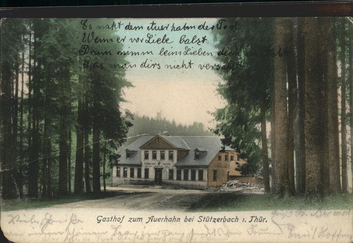 Stuetzerbach Gasthof Auerhahn