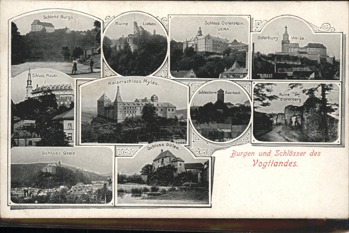 Gera Burgen und Schlösser des Vogtlandes