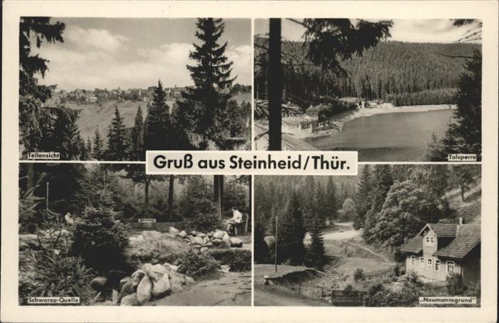 Steinheid Talsperre Neumannsgrund Schwarza-Quelle