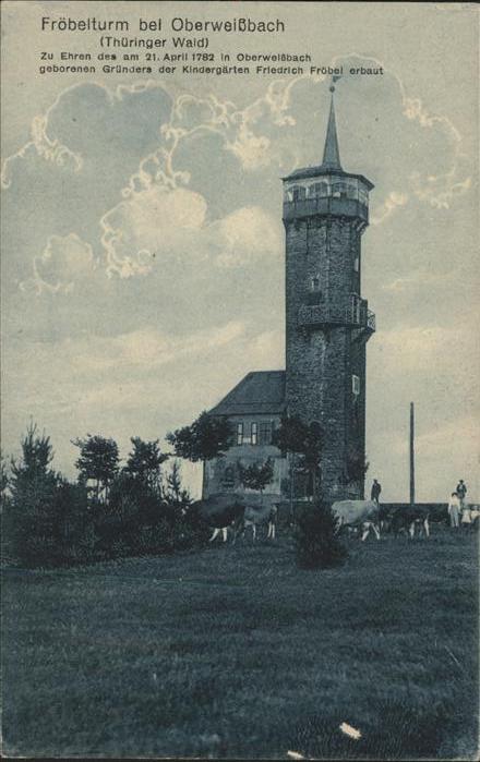 Oberweissbach Fröbelturm Kühe