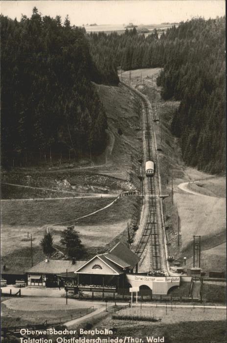 Oberweissbach Bergbahn Talstation Obstfelderschmiede