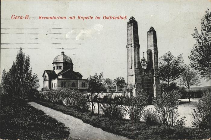 Gera Krematorium mit Kapelle Ostfriedhof