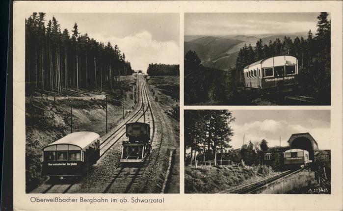 Oberweissbach Bergbahn im oberen Schwarzatal