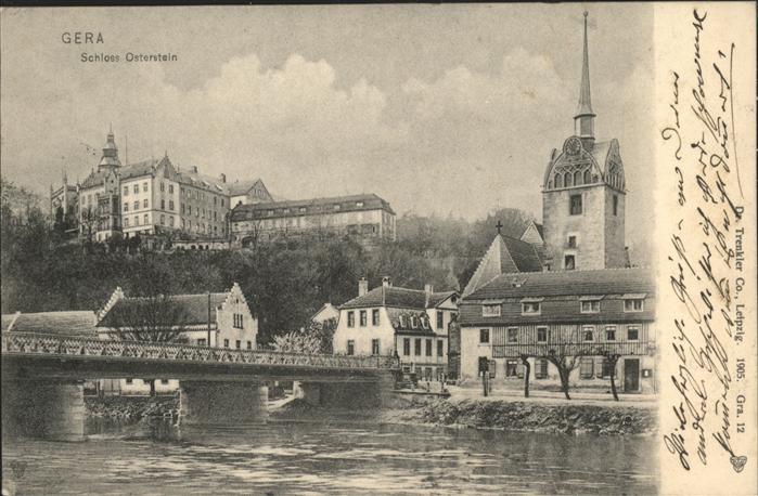 Gera Schloss Osterstein Brücke