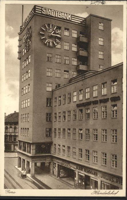 Gera Handelshof Stadtbank