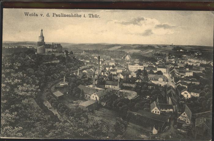 Weida Thueringen Panorama von Paulinenhöhe