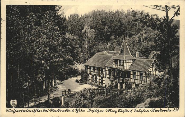 Stadtroda Thueringen Weihertalmuehle im Zeitzgrund