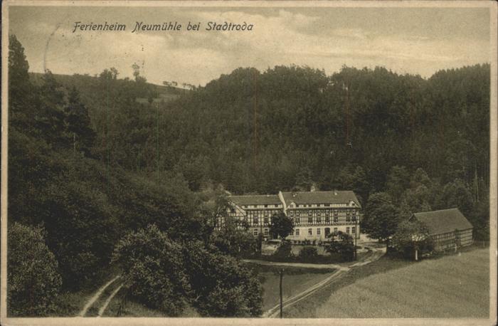 Stadtroda Thueringen Ferienheim Neumuehle im Zeitzgrund