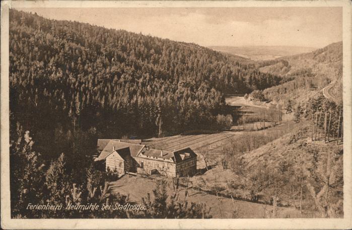 Stadtroda Thueringen Ferienheim Neumuehle im Zeitzgrund