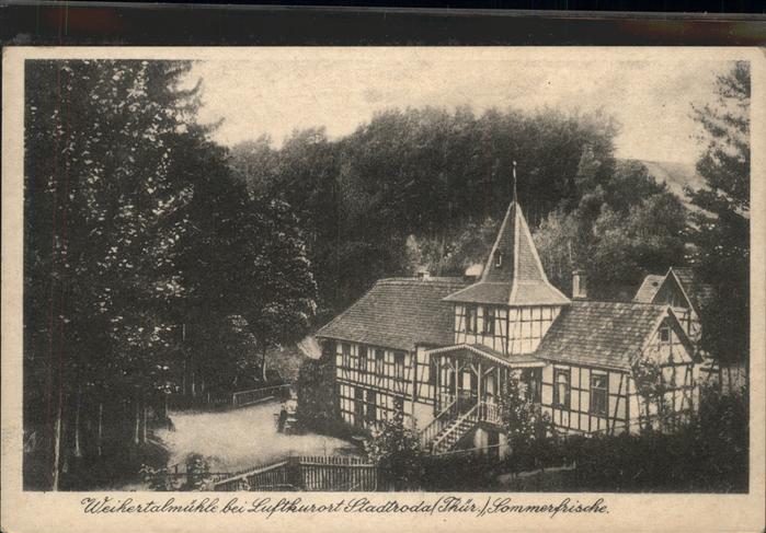 Stadtroda Thueringen Weihertalmuehle