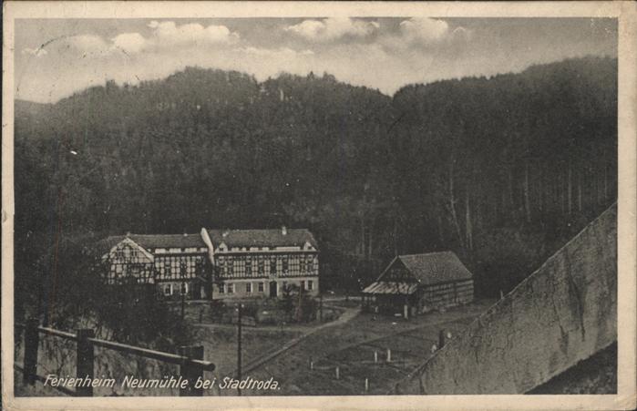 Stadtroda Thueringen Ferienheim Neumuehle im Zeitzgrund