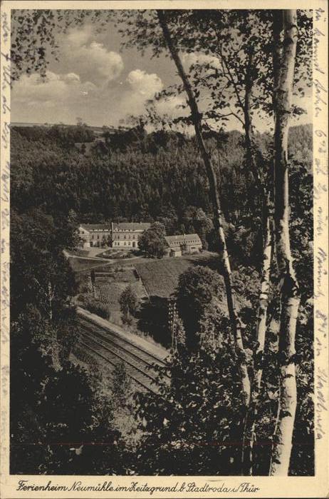 Stadtroda Thueringen Ferienheim Neumuehle im Zeitzgrund