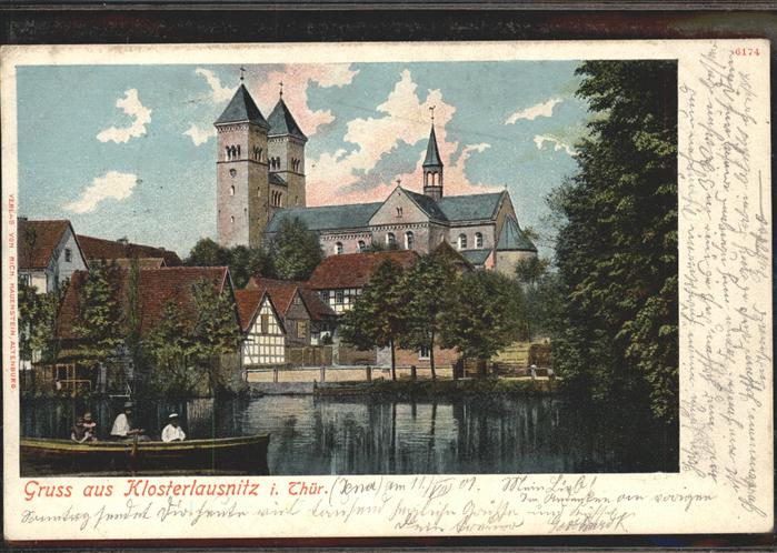Klosterlausnitz Bad Mit Klosterteich u.Kirche